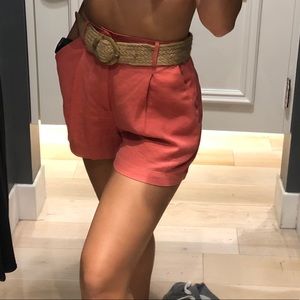 Salmon Shorts w/Belt